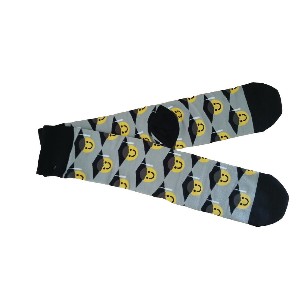 Graduation Socks Smile Face High School Senior College Student Gift